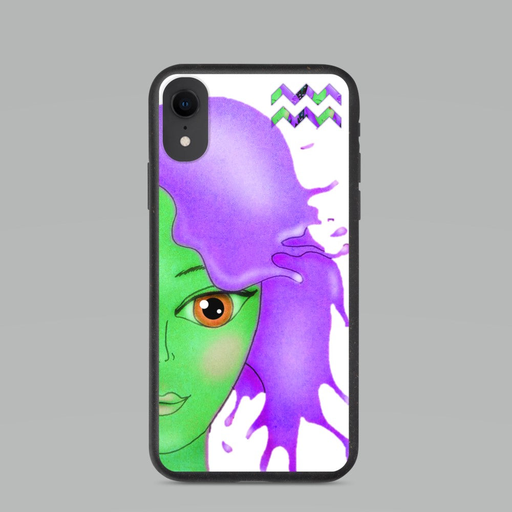 Biodegradable iPhone 11, 10, 8, 7 Cases for Aquarians. iPhone 12 Case for Aquarians. Cool Birthday Gift. . WickedYo.